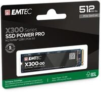 EMTEC ECSSD512GX300 HDD-Festplatte, 512 GB NVMe PCIe 3.0 M.2 SSD, Highspeed