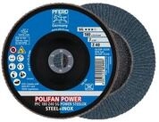 Pferd Schleifscheibe PFERD TOOLS POLIFAN POWER F&auml;cherscheibe PFC 180x22,23 mm