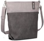 Zwei Umh&auml;ngetasche Jana J12 - Schultertasche 33 cm (nubuk-stone)