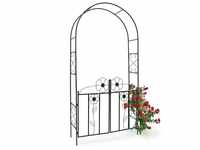 Relaxdays Rose Bow with Powder Coated Iron Gate (228 x 116 x 36,5 cm)