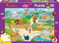 Schmidt Spiele Puzzle Puzzle - Die Maus: Im Zoo (60 Teile), Puzzleteile