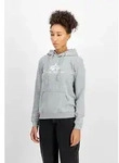 Alpha Industries Hoodie New Basic Hoodie BL W grau S (36/38)