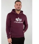 Alpha Industries Kapuzensweatshirt Basic Hoody Baumwollmischung, regular fit rot XXL