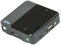 Aten CS782DP KVM-Switch 2-fach, DisplayPort, USB, f&uuml;r 2 Displays, 4K...