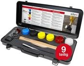Wiha Gummihammer Schonhammer Safety Set (44008) - 9 tlg., Rund-Schlagkopf &Oslash; 40 mm,