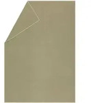 Wohndecke Sylt 'Uni' 140 x 200 cm, DAVID FUSSENEGGER gr&uuml;n