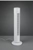 Reality Leuchten Turmventilator MALMÖ, H 73,5 cm, Weiß, Kunststoff, 50 Watt, 3