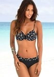 LASCANA B&uuml;gel-Bikini mit einer schlichten Schlaufe zwischen den Cups