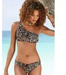 LASCANA Bustier-Bikini-Top Lexa, Mit Muschelkante braun 42