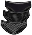 LASCANA Bikinislip (3er-Pack) Loungetop und Unterziehtop in einem aus Baumwolle...