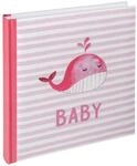 Walther Design Fotoalbum Babyalben Sam, buchgebundenes Babyalbum, laminierter