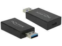 Delock USB 3.2 Gen 2 Adapter, USB-A Stecker > USB-C Buchse Adapter