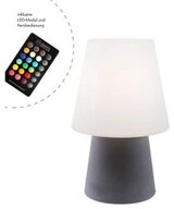8 seasons design LED Dekolicht Shining No.1 Grey 60cm LED, indoor und outdoor