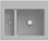 Villeroy & Boch K&uuml;chensp&uuml;le 6780 01 SM, Rechteckig, 62/22.5 cm, Subway Serie
