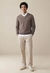Strickpullover FYNCH-HATTON "FYNCH-HATTON Pullover mit V-Kragen", Herren, Gr....