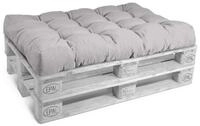 Beautissu Palettenkissen Sitzkissen Palettenkissen Outdoor Eco Style, 120x80cm,