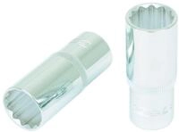 KS Tools Stecknuss CHROMEplus, 1/2" 12-kant, lang, 34 mm