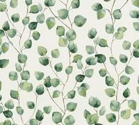 A.S. Cr&eacute;ation Vliestapete Greenery mit Bl&auml;tter Motiv, glatt, floral, Wald,