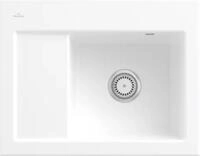 Villeroy & Boch K&uuml;chensp&uuml;le 3313 01 RW, Rechteckig, 65/22 cm, Subway Compact...