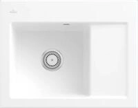 Villeroy & Boch K&uuml;chensp&uuml;le 3312 01 RW, Rechteckig, 65/22 cm, Subway Compact...