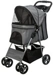 TRIXIE Hundebuggy Buggy f&uuml;r Hunde - grau - 47 &times; 100 &times; 80 cm