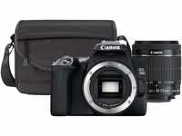 Canon 250D + EF-S 18-55mm f/3.5-5.6 III + SB130 Kit Spiegelreflexkamera (EF-S...
