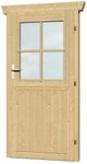 Skanholz Gartenhaust&uuml;r Einzelt&uuml;r, 78,5 x 179,5 cm, Anschlag rechts