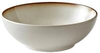 Bitz Salatsch&uuml;ssel Salatbowl cream / cream 30 cm, Steinzeug, (Sch&uuml;sseln & Schalen),