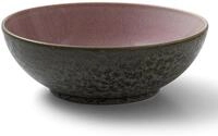 Bitz Salatsch&uuml;ssel Salatsch&uuml;ssel matt grey / shiny light pink 30 cm, Steinzeug,