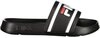 Fila Badeschuh Damenpantoffel Schwarz mit Kontrastdetails - Morro