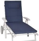 Beautissu Liegenauflage Gartenliege Auflage Sonnenliege Loft RL, 200x60x5cm,