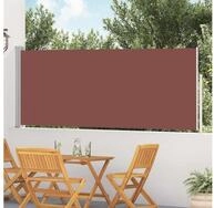 vidaXL Markise vidaXL Ausziehbare Seitenmarkise 117&times;514 cm Braun