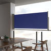 vidaXL Seitenmarkise Ausziehbare Seitenmarkise 100x300 cm Blau