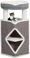 TRIXIE Kratztonne Kratzturm Arma - grau/wei&szlig; - 98 cm