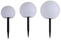 Lindby Au&szlig;en-Stehlampe Lago, LED, Kunststoff Wei&szlig; tageslicht IP44, 3 x 0,4 W...