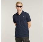 G-STAR Poloshirt Dunda Slim Fit Logostickerei auf der Brust