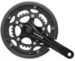 Shimano Fahrradkurbel SHIMANO Kurbelgarnitur FC-RS200 8-fach Kurbelgarnitur -...
