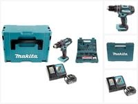 Makita Akku-Schlagbohrschrauber DHP 482 RF1J Akku Schlagbohrschrauber 18V 62Nm...