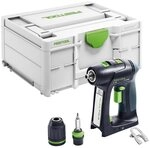 FESTOOL Akku-Schrauber C 18-Basic Akku Bohrschrauber 18 V 45 Nm Brushless