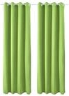 Beautissu Vorhang 2er Set Thermovorhang Gardine Gr&uuml;n Amelie TO, 140x245cm,