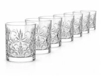 RCR Schnapsglas RCR Tattoo Whiskyglas 330 ml 6er Set, Kristallglas