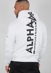 Alpha Industries Kapuzensweatshirt BACK PRINT HOODY Baumwollmischung, regular...