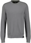 Strickpullover LERROS "Basic Strickpullover", Herren, Gr. XXL, grau (ash grau