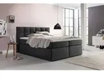 M&ouml;belfreude Boxspringbett Boxspringbett Bea Anthrazit 180x200 cm H2/H3, Anthrazit