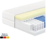Taschenfederkernmatratze 7-Zonen Federkernmatratze mit Viscoschaum, Memory Foam,