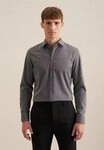 seidensticker Businesshemd Schwarze Rose Slim 1/1 Kentkragen Uni