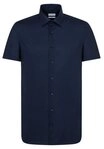 seidensticker Businesshemd Schwarze Rose Slim 1/2 Kentkragen Uni