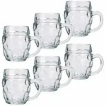 St&ouml;lzle Bierkrug T&uuml;binger Bierkr&uuml;ge 400 ml 6er Set, 6-tlg., Glas wei&szlig;
