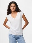 pieces Kurzarmshirt PCKAMALA TEE NOOS BC Materialmix, regular fit