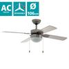 EGLO Deckenventilator Gelsina grau|silberfarben